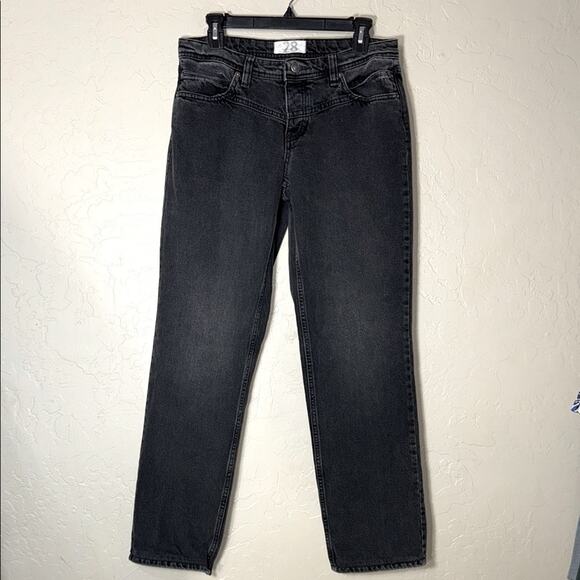 We The Free Denim - Free people We the free low rise western style straight baggy jeans size 28